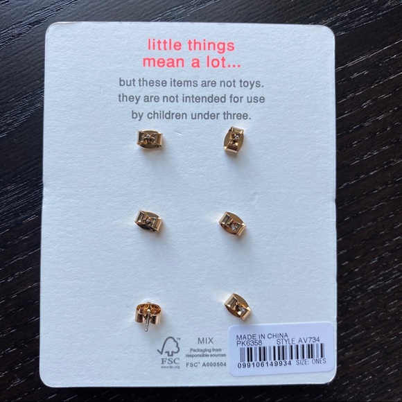 J. Crew neon 3-pack earrings - Picture 4 of 6